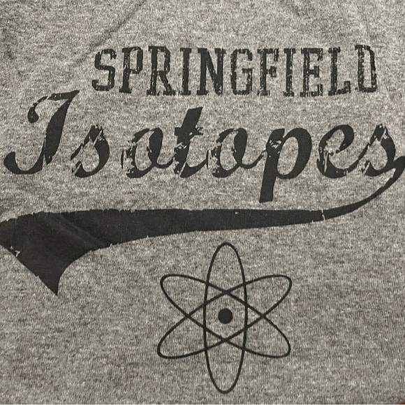 Shirts | The Simpsons Springfield Isotopes Gray Tshirt | Poshmark